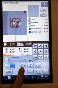 How to re-size a design smaller than 60% on a Ellisimo