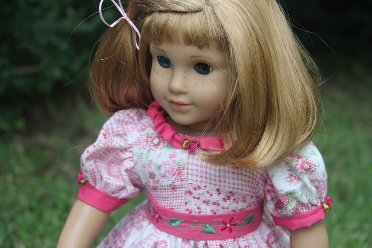 A summer dress for Nellie and american girl or any 18" doll
