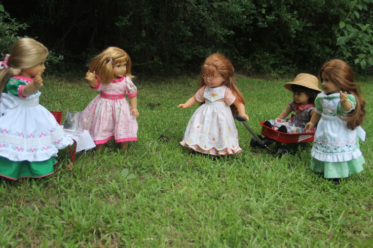 Summer party! Doll adventures with Stitching will Elli.