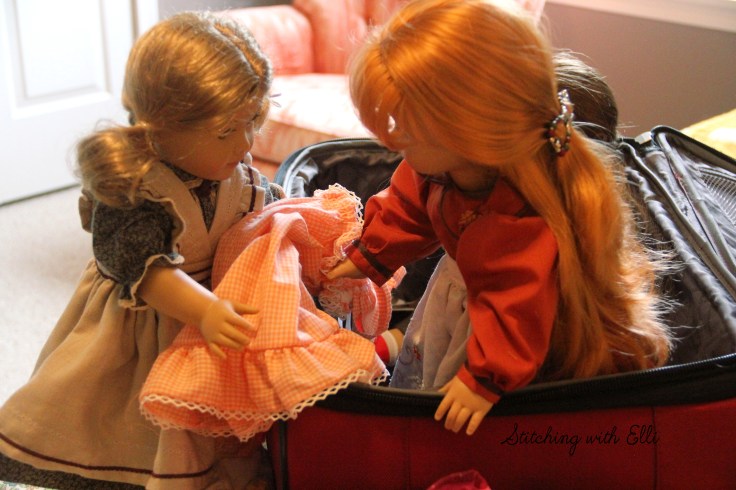 Adventures frequently follow packing your suit case- a 18" doll adventure by Stitching with Elli