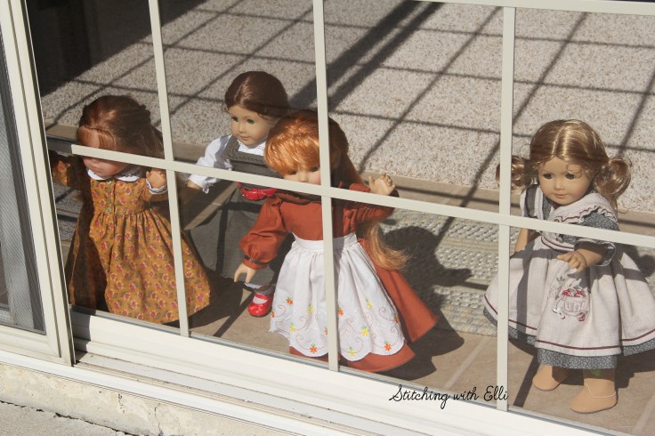 "I can't see!" yelled Ellen- a 18" doll adventure by Stitching with Elli