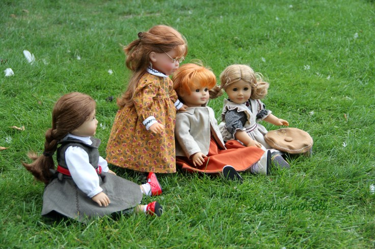 A walk by the stream- a 18" doll story by Stitching with Elli