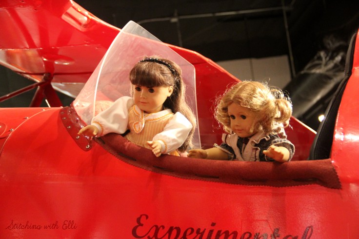 The dolls explore a museum- an American girl photostory by Stitching with Elli