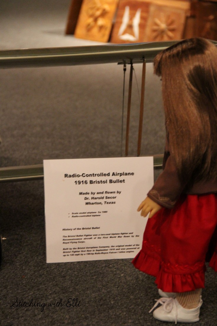 The dolls explore a museum- an American girl photostory by Stitching with Elli
