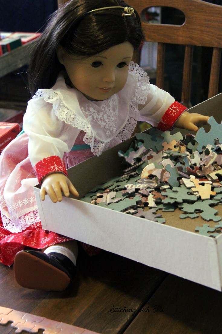 Rose is looking for puzzle pieces- by Stitching with Elli