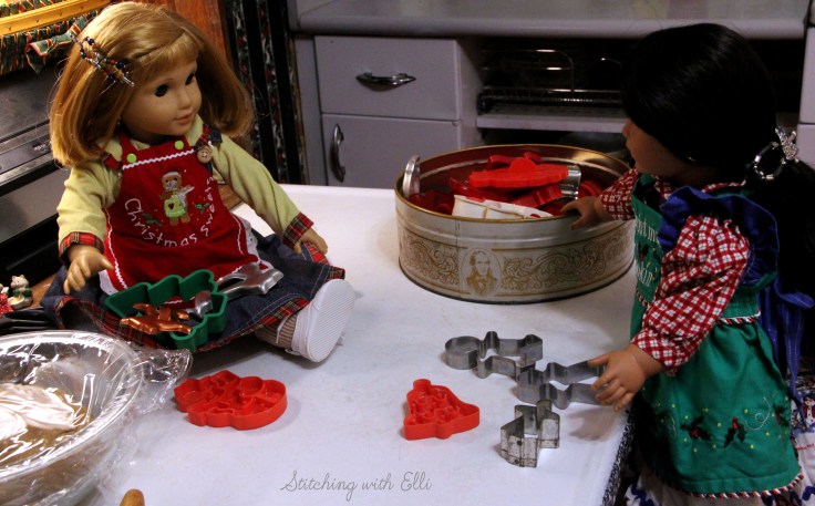 Time to make Cutout cookies!- American girl Christmas story by Stitching with Elli
