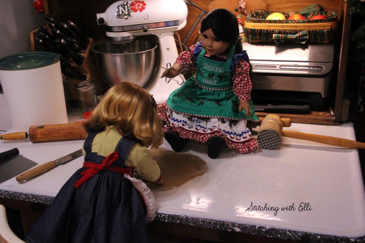 Time to make Cutout cookies!- American girl Christmas story by Stitching with Elli