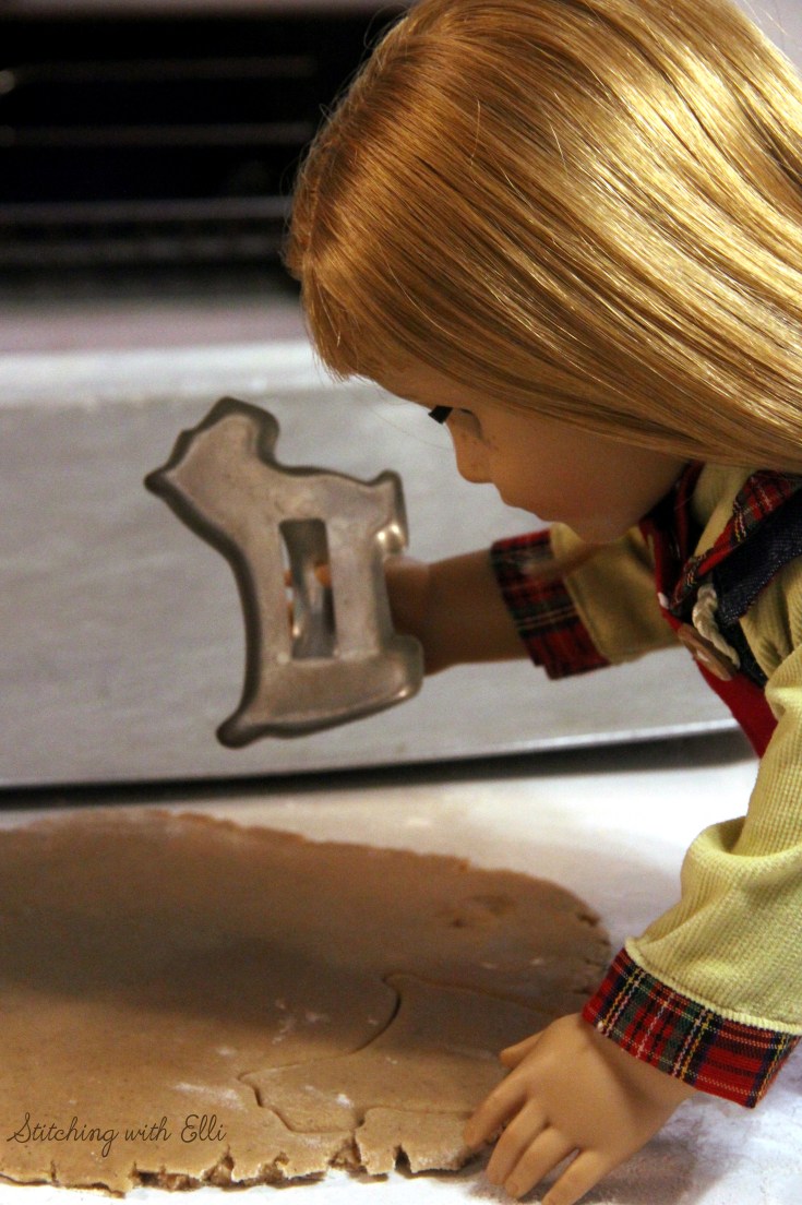 Time to make Cutout cookies!- American girl Christmas story by Stitching with Elli