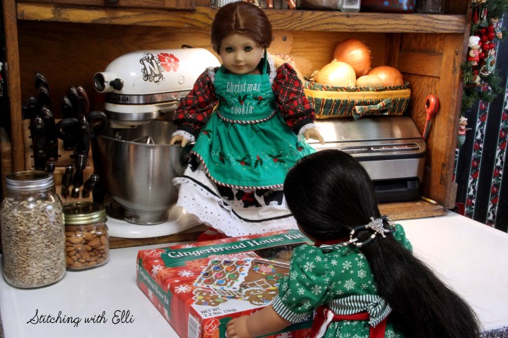 Gingerbread house construction!!- by Stitching with Elli