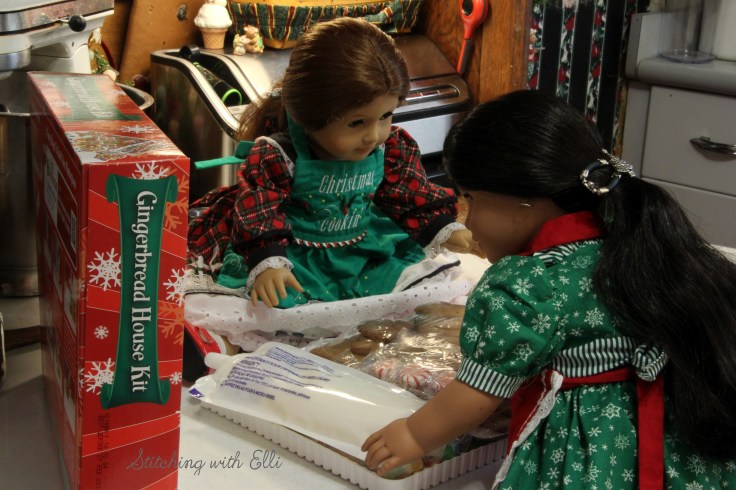 Gingerbread house construction!!- by Stitching with Elli
