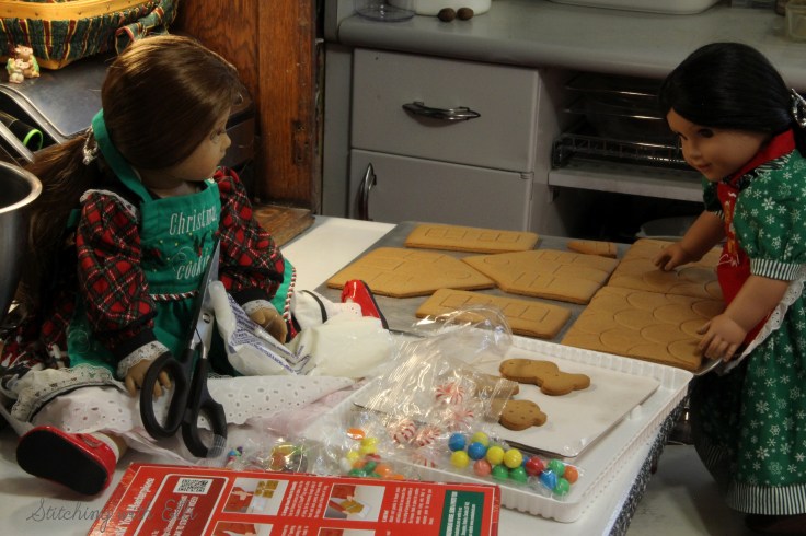 Gingerbread house construction!!- by Stitching with Elli