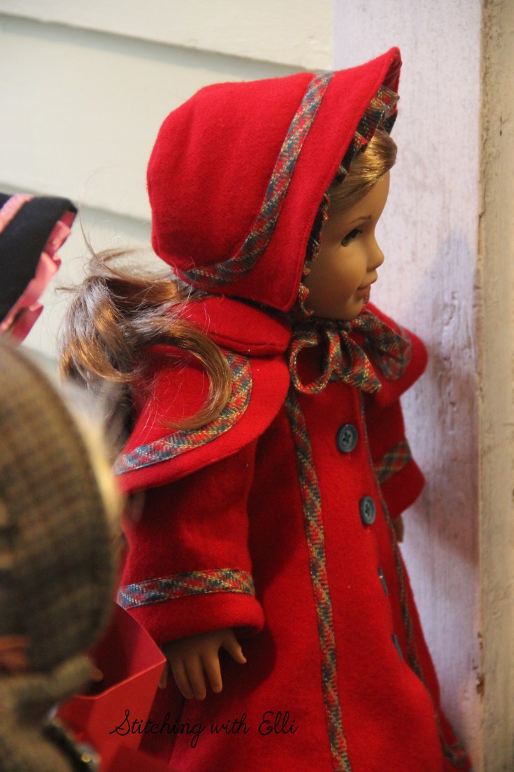 Christmas Carolling with the American Girl Dolls- by Stitching with Elli