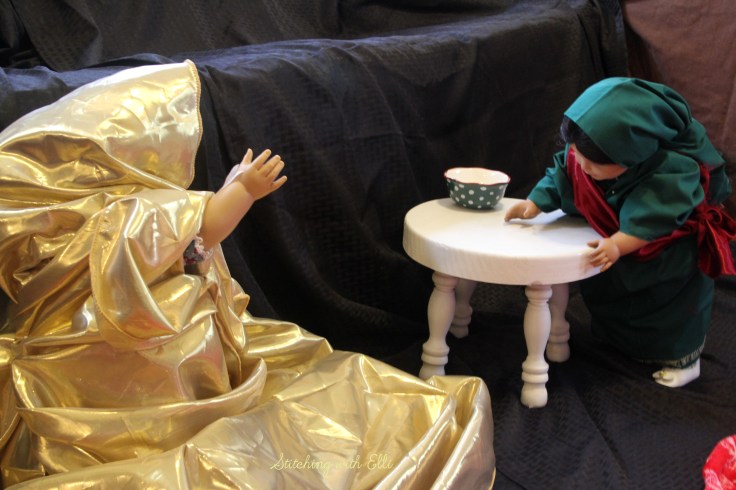 The Angel appears to Mary- by Stitching with Elli