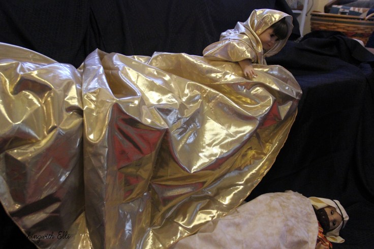 An Angel appears to Joseph in a dream- by Stitching with Elli