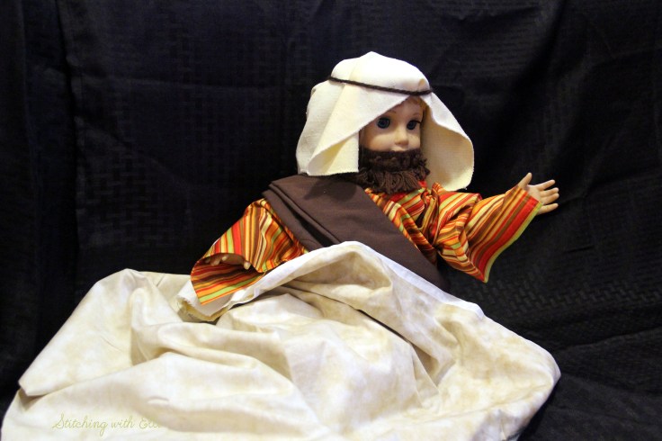 An Angel appears to Joseph in a dream- by Stitching with Elli