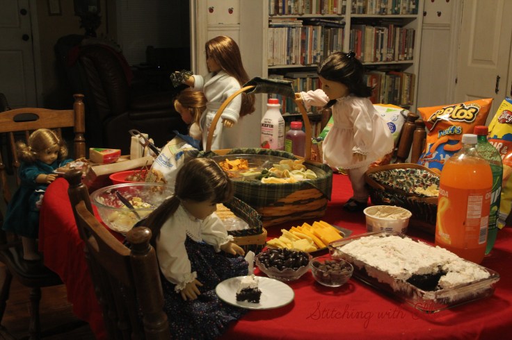 The American Girl's celebrate New years eve- by Stitching with Elli