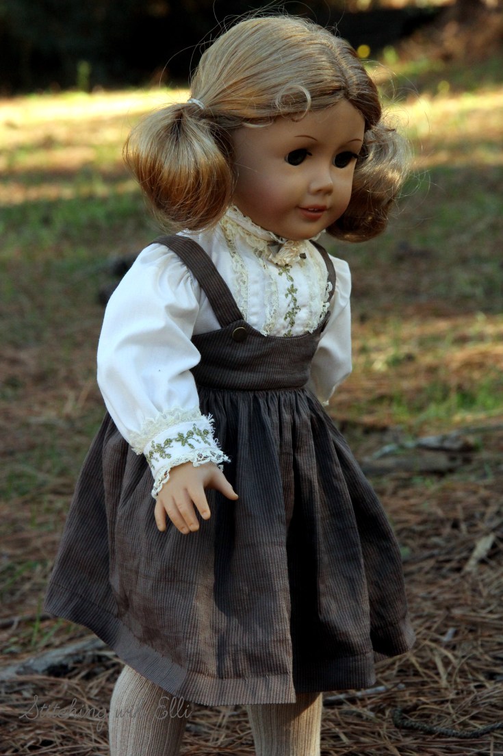 Debbie is having fun playing outside- By Stitching with Elli