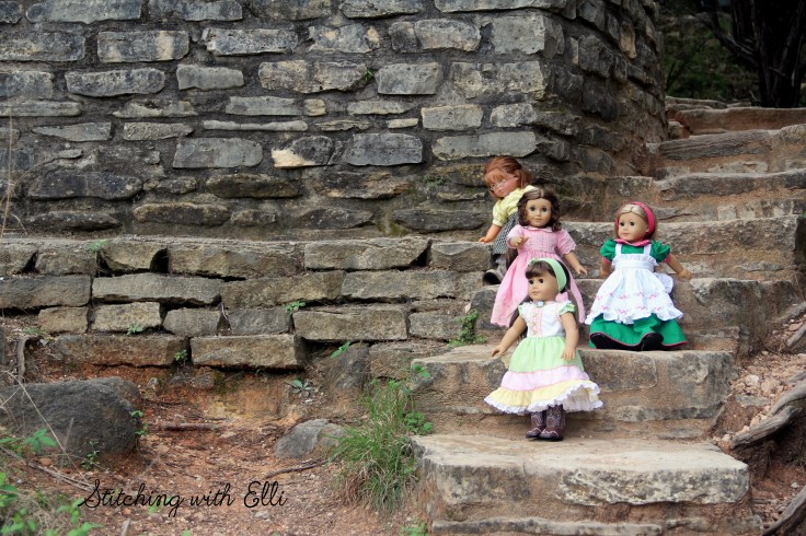 Exploring Pedernales Falls State Park- a 18" doll adventure with american girls by Stitching with Elli