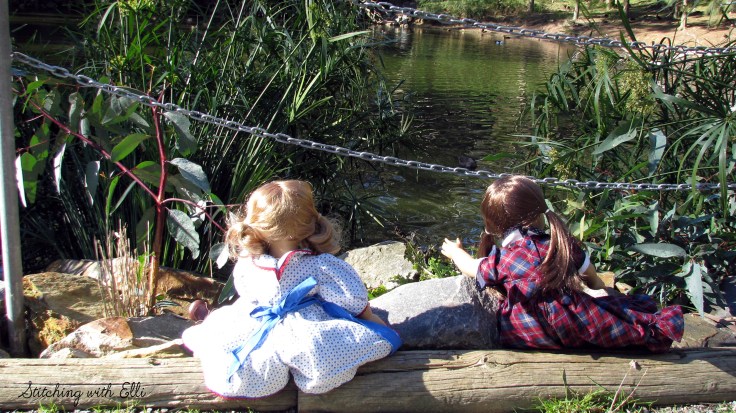 Bridget and Debbie explore a wildlife park in Australia! see more of their adventures at www.stitchingwithelli.com
