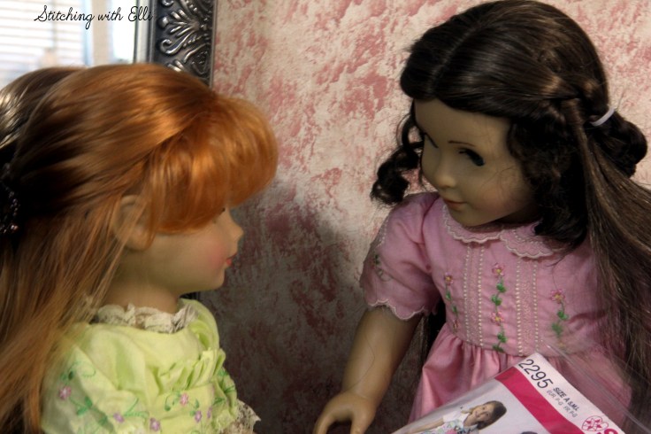 Marie-Grace helps to sew an apron... see more stories on my blog www.stitchingwithelli.com 