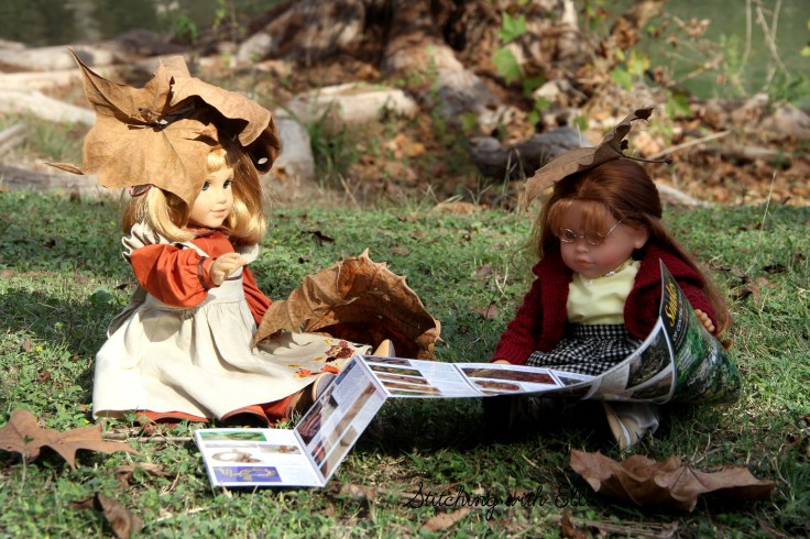 Nellie and Ellen hike in Guadelope state park- a 18" doll adventure www.stitchingwithelli.com