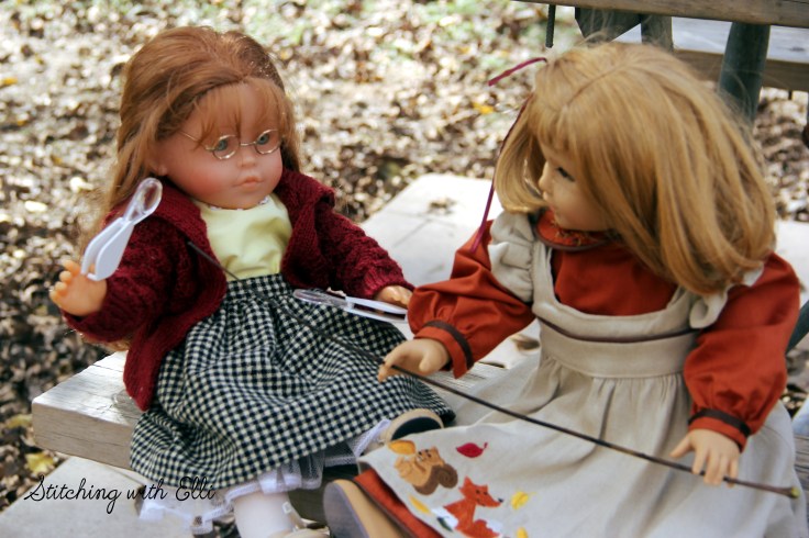 Nellie and Ellen hike in Guadelope state park- a 18" doll adventure www.stitchingwithelli.com