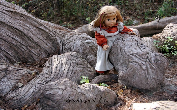 Nellie and Ellen hike in Guadelope state park- a 18" doll adventure www.stitchingwithelli.com