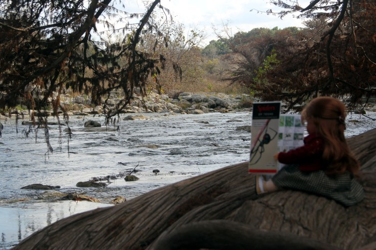 Nellie and Ellen hike in Guadelope state park- a 18" doll adventure www.stitchingwithelli.com