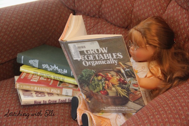 Ellen is researching how to grow a garden. See more of this story on www.stitchingwithelli.com